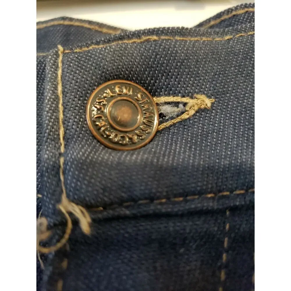 Early Levi's Vintage Grunge Men's Boys Blue Tag Jeans Small Big E 28x30